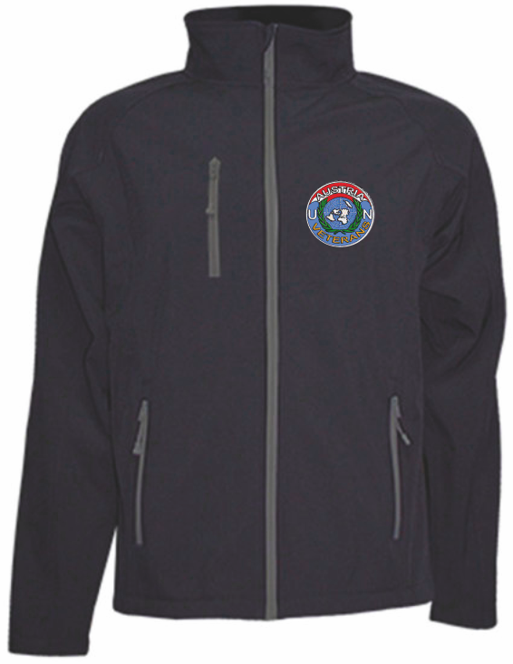 (Bild für) Softshell Jacke UN Veterans Logo klein (2 Farben)